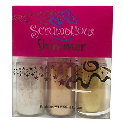 Scrumptious Sprinkles Edible Shimmer Lustre Dust Pump Trio image(1)