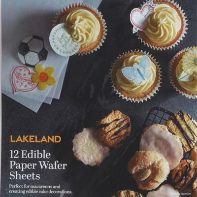 12 A4 Edible Wafer Paper Sheets – White image(5)