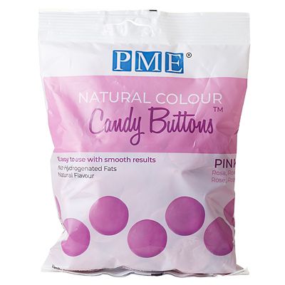 PME Natural Colour Candy Buttons Pink 200g image(3)