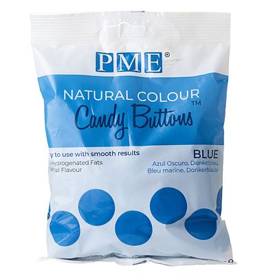 PME Natural Colour Candy Buttons Blue 200g image(3)