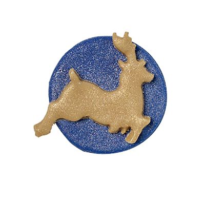 Midnight Sparkle Reindeer Sugarcraft Cake Toppers – Pack of 5 - (Image 3)