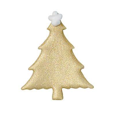 Glistening Gold Tree Edible Sugarcraft Cake Toppers – Pack of 6 - (Image 3)