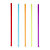 20 Joie Rainbow Reusable Coloured Plastic Drinking Straws 