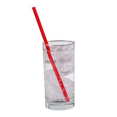 20 Joie Rainbow Reusable Coloured Plastic Drinking Straws  image(2)