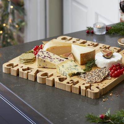 Lakeland Cheese and Crackers Bamboo Serving and Chopping Board - (Image 2)