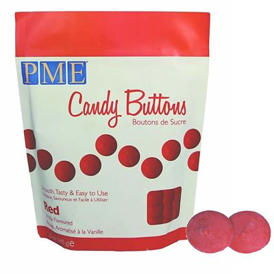 Knightsbridge PME Candy Buttons Red 340g image(1)