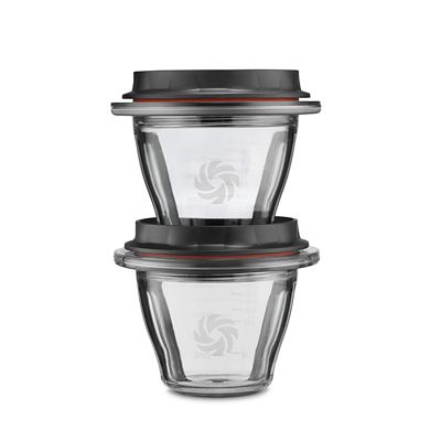 Vitamix Ascent Storage Containers with Spill-Proof Lids 225ml – Pack of 2