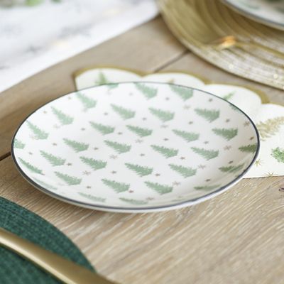 Festive Forest Christmas Side Plates – Set of 4 - (Image 2)