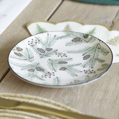 Festive Forest Christmas Side Plates – Set of 4 - (Image 3)