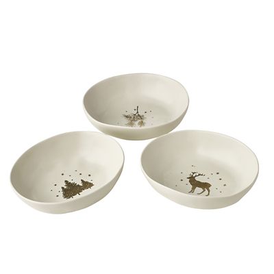 Christmas Snack Bowls Set of 3 Lakeland