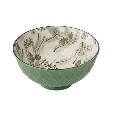 Festive Forest Textured Christmas Snack Bowls – Set of 2 image(5)