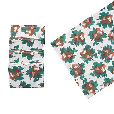 12 Lakeland Holly and Robin Folded Napkins image(2)