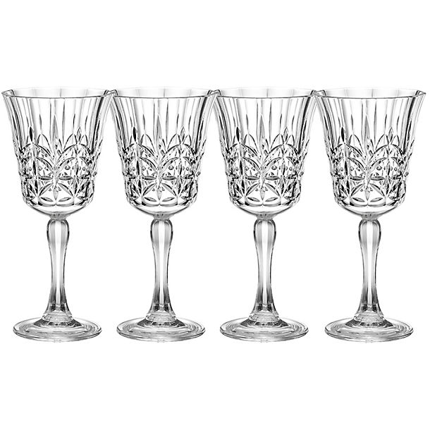 Crystal-Look Acrylic Wine Glasses – Set of 4 image(1)