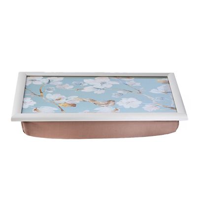 Duck Egg Floral Padded Lap Tray image(2)