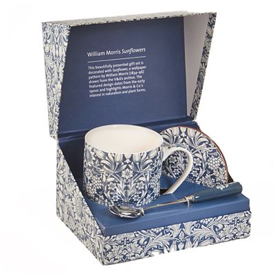 V&A Sunflower Mug, Spoon and Coaster Gift Set image(1)
