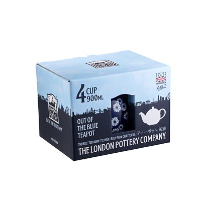 London Pottery Out of the Blue Teapot – 4 Cup   - (Image 4)