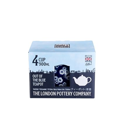 London Pottery Out of the Blue Teapot – 4 Cup   image(6)