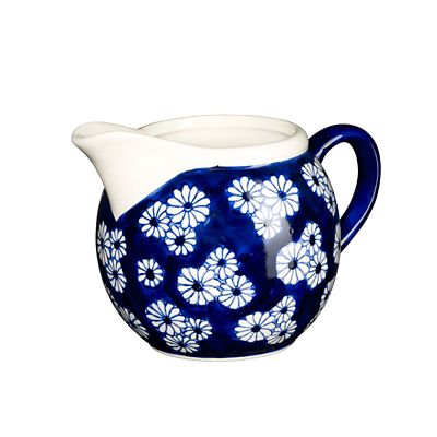 London Pottery Out of the Blue Sugar Bowl and Creamer Set image(5)