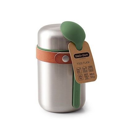 Black+Blum Stainless Steel Small Food Flask and Spoon 400ml image(3)