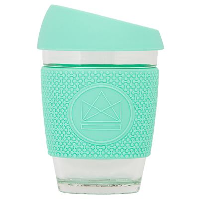 Neon Kactus Glass Eco Coffee Cup 340ml – Free Spirit Green - (Image 1)