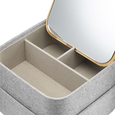 Dressing Table Tidy with Mirrored Lid image(2)