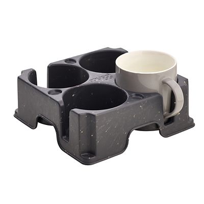 Muggi 4-Cup Mug Carrier – Dark Grey image(1)