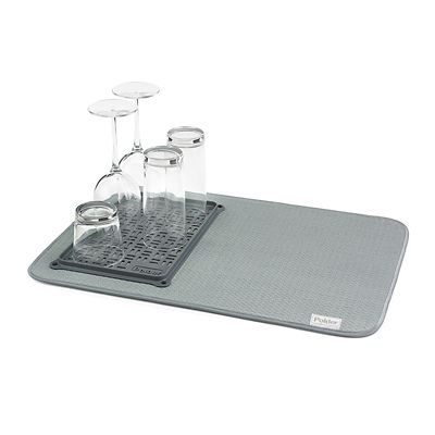 Polder Microfibre Dish Drying Mat and Glass Tray image(4)