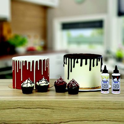 PME Ready-to-Use Cake Drip and Drizzle – Milk Chocolate Flavour - (Image 4)