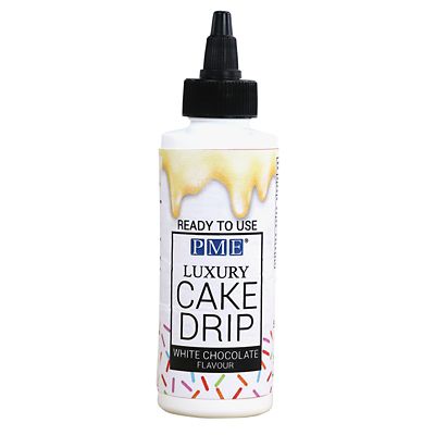 PME Ready-to-Use Cake Drip and Drizzle – White Chocolate Flavour image(1)