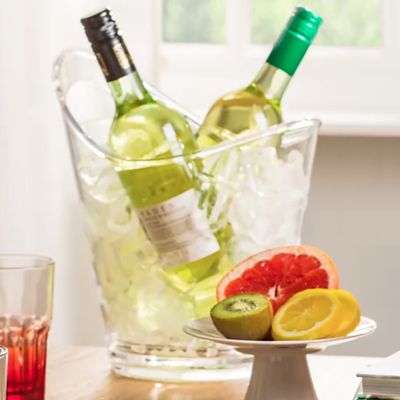 BarCraft Clear Acrylic 2-Bottle Wine Cooler | Lakeland