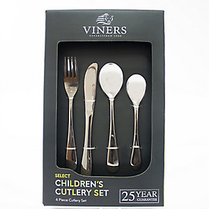 4pc Viners Stainless Steel Children’s Cutlery Set 