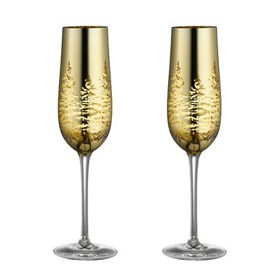 Gold Tree Champagne Flutes 200ml – Set of 2 image(1)
