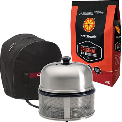 Cobb Premier Charcoal Barbecue Grill and Briquettes Bundle image(1)