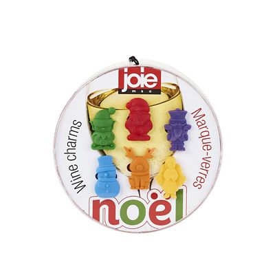 Joie Christmas Wine Glass Charms – Set of 6 image(1)