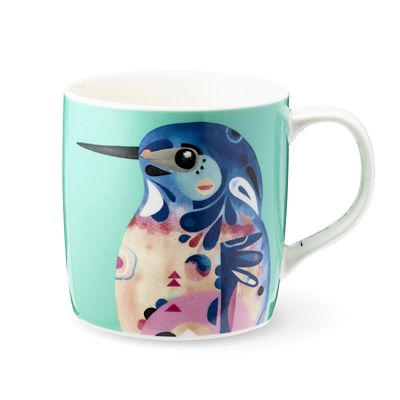 Pete Cromer Porcelain Mug – Kingfisher 375ml image(1)