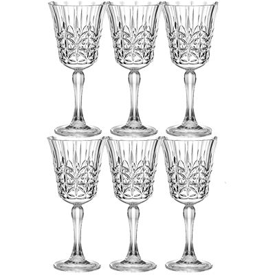 Crystal-Look Acrylic Wine Glasses – Set of 6 image(1)