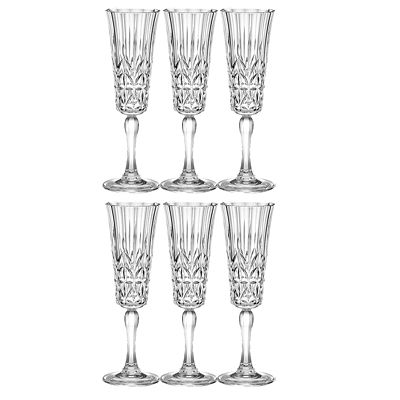 Crystal-Look Acrylic Flutes – Set of 6 image(1)