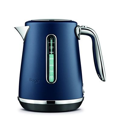 navy blue electric kettle