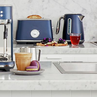 navy kettle and toaster set