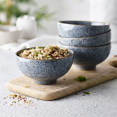 4 Denby Pottery Studio Grey  Rice Bowls  image(2)