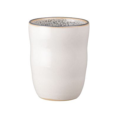 Denby Pottery Studio Grey Handleless Mug White 270ml Lakeland
