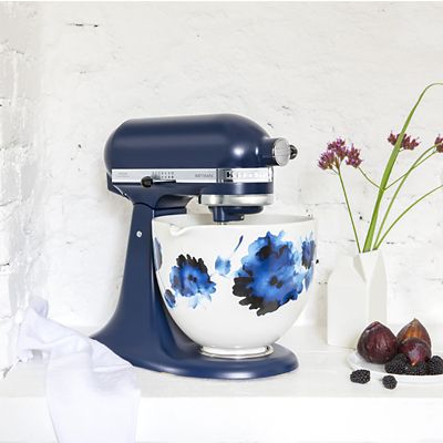KitchenAid 4.7L Ink Watercolour Ceramic Bowl 5KSM2CB5PIW - (Image 2)