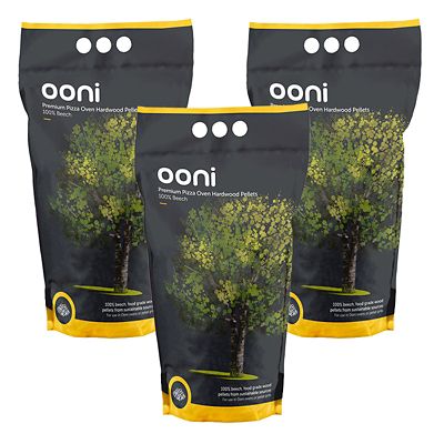 Ooni Wood Fired Oven Wood Pellets 3kg x 3 Lakeland