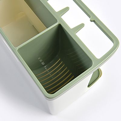ILO Large Sink Tidy White and Sage Green image(5)