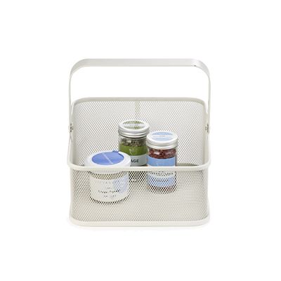 2 Folding Handle Mesh Kitchen Storage Baskets - (Image 4)