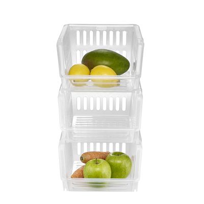 3 Lakeland Stackable Storage Baskets  image(3)