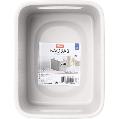 Tatay Baobab 1.5L Home Storage Basket - White image(4)