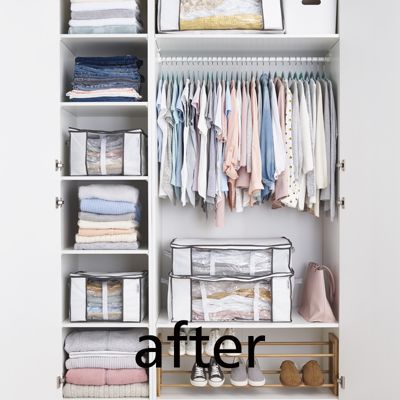 vacuum clothes storage