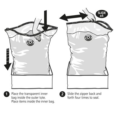 Lakeland Vacuum Clothes and Duvet Storage Tote Bags Bundle image(4)