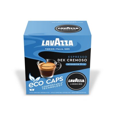 16 Lavazza A Modo Mio Espresso Dek Cremoso Eco Caps Coffee Capsules image(2)
